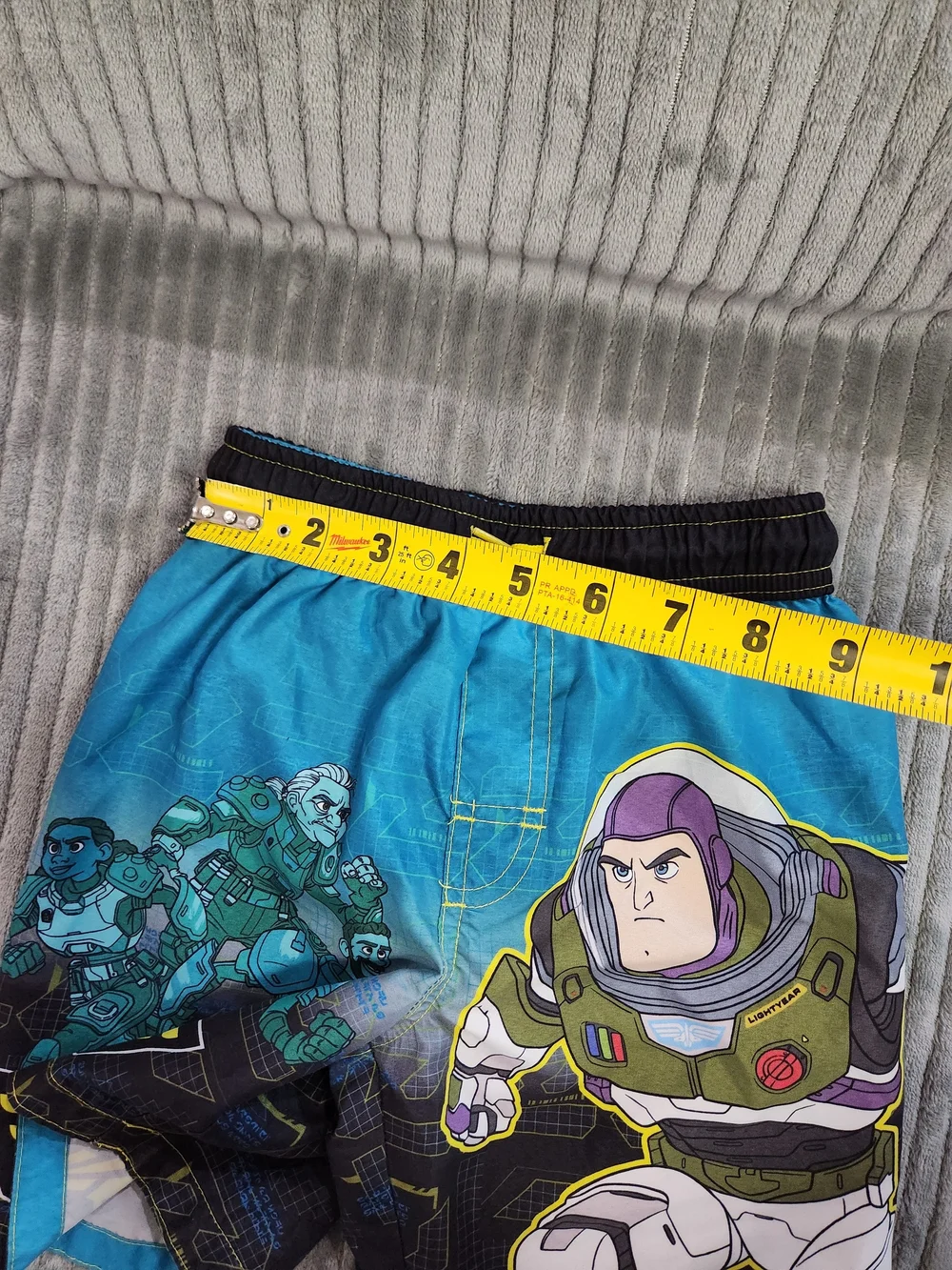 Buzz Lightyear Graphic Swim Shorts for Kids Blue Toy story size 4 swim trunks